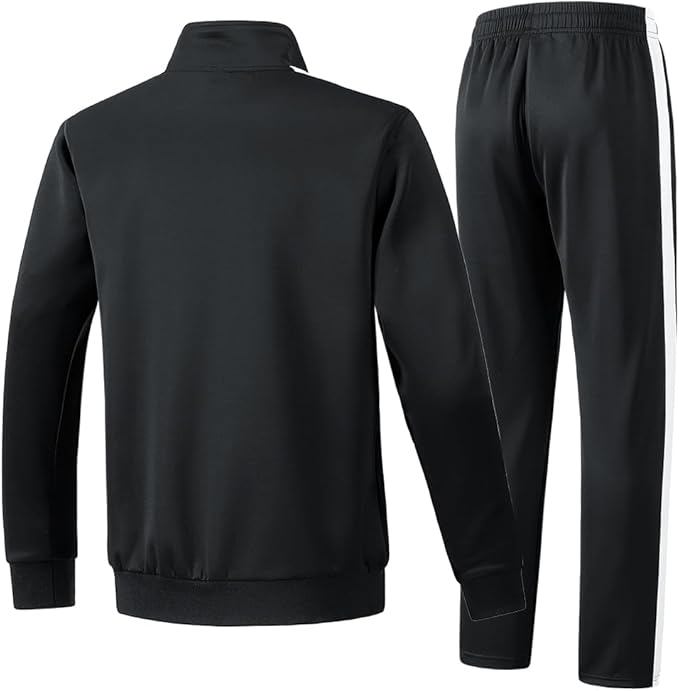  Men’s Sportswear Tracksuit – 2-Piece Athletic Sweatsuit with Full Zip - view 4