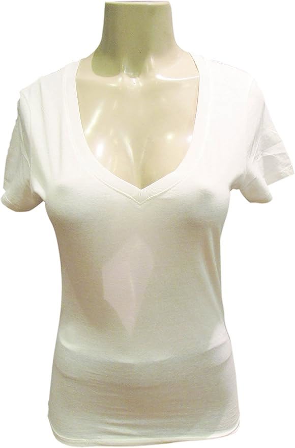 Women’s Sparkly Pink Ribbon Tee – Angel Wings Rhinestone V-Neck Shirt,Support Breast Cancer Awarenes - view 7