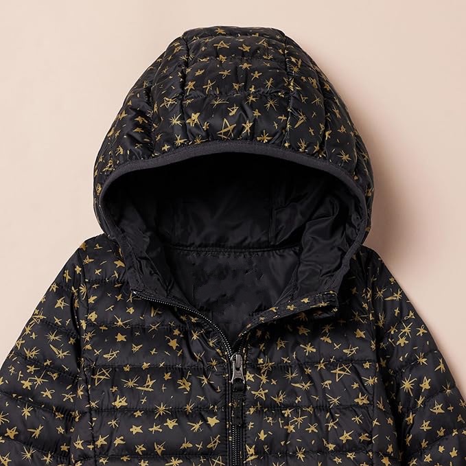 Girls & Toddlers’ Lightweight Hooded Puffer – Water-Resistant & Packable - view 3