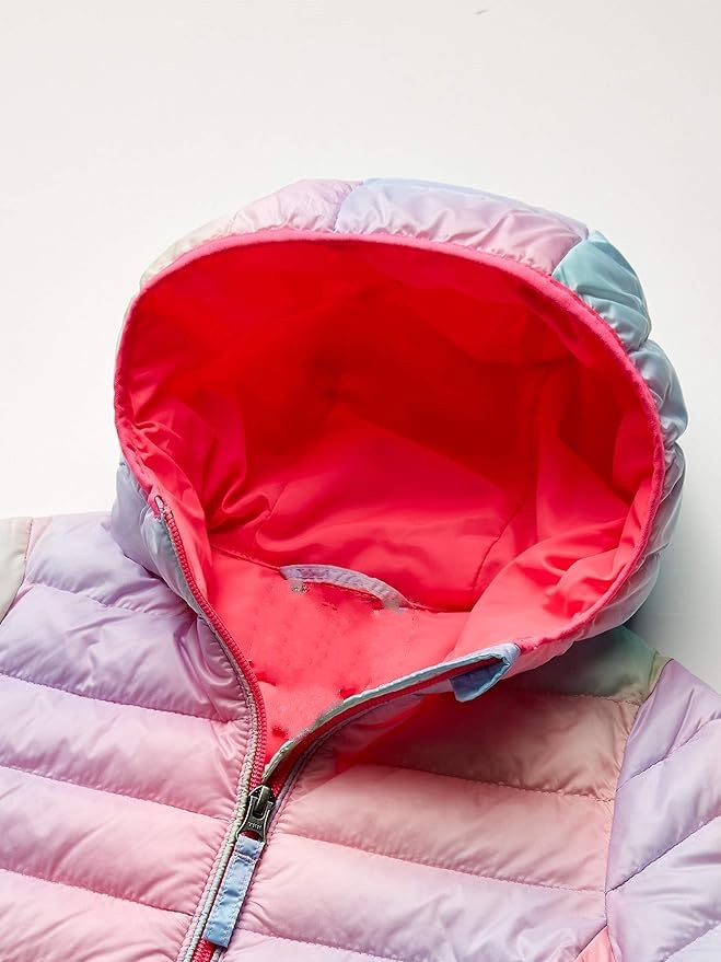 Toddlers’ & Girls’ Hooded Puffer Coat – Packable, Lightweight, Weather-Resistant - view 2