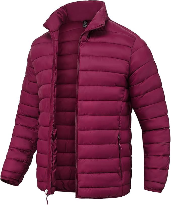 Men’s Packable Puffer Down Jacket – Lightweight Waterproof Winter Coat, Outdoor Insulated Jacket - view 4