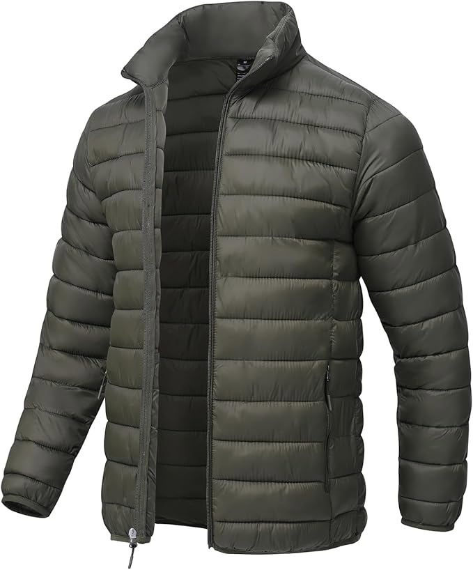 Men’s Packable Puffer Down Jacket – Lightweight Waterproof Winter Coat, Outdoor Insulated Jacket - view 5