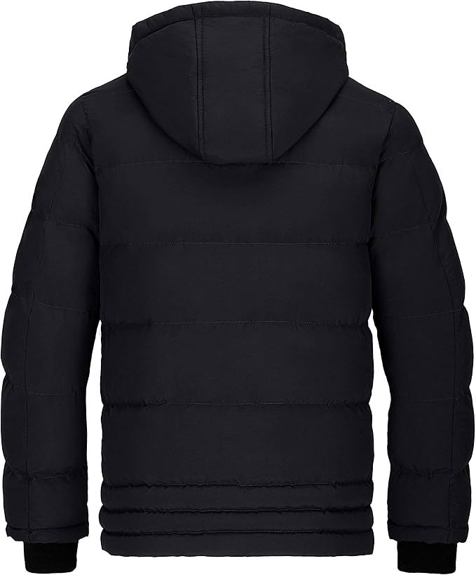 Men’s Heavyweight Hooded Puffer Jacket – Waterproof, Insulated, and Winter-Ready - view 2