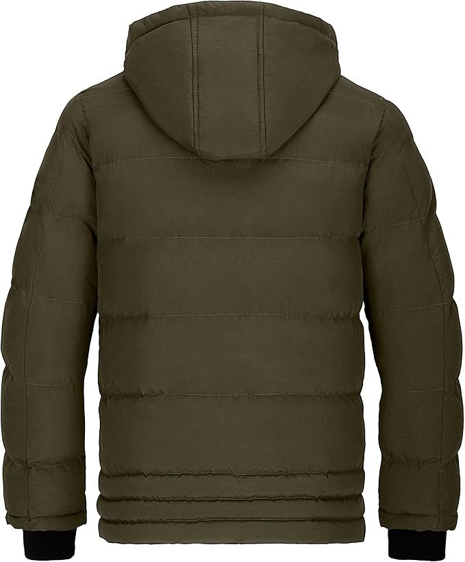 Men’s Heavyweight Hooded Puffer Jacket – Waterproof & Insulated for Winter - view 2