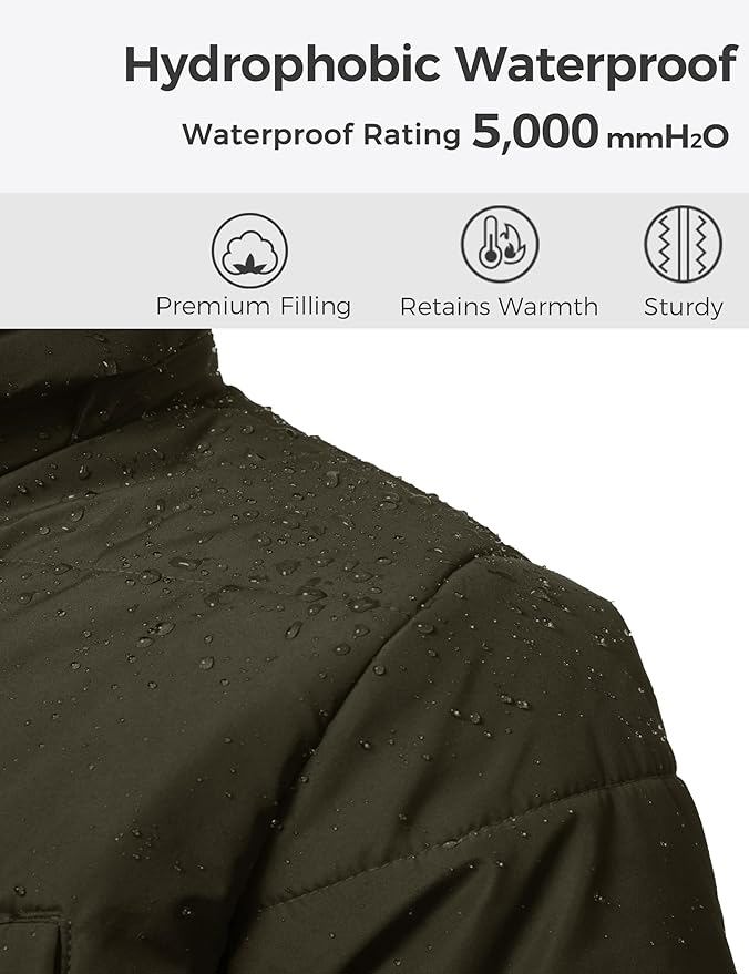 Men’s Heavyweight Hooded Puffer Jacket – Waterproof & Insulated for Winter - view 4