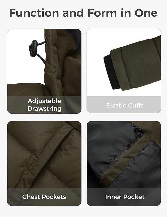 Men’s Heavyweight Hooded Puffer Jacket – Waterproof & Insulated for Winter - view 5