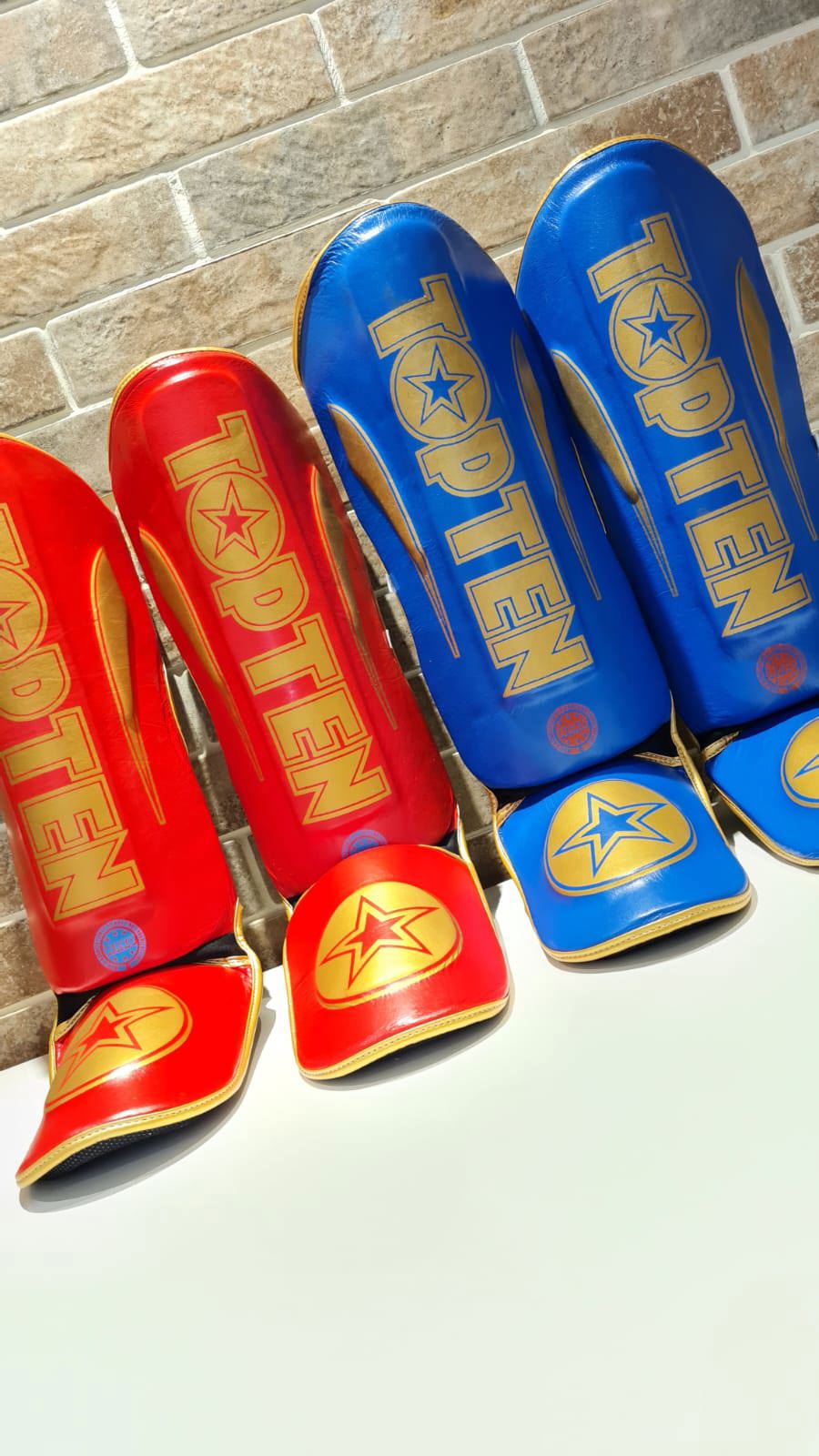 Top Ten Kickboxing Shin Guards –Professional Muay Thai, MMA, Sparring & Training Protection COW HIDE - view 2