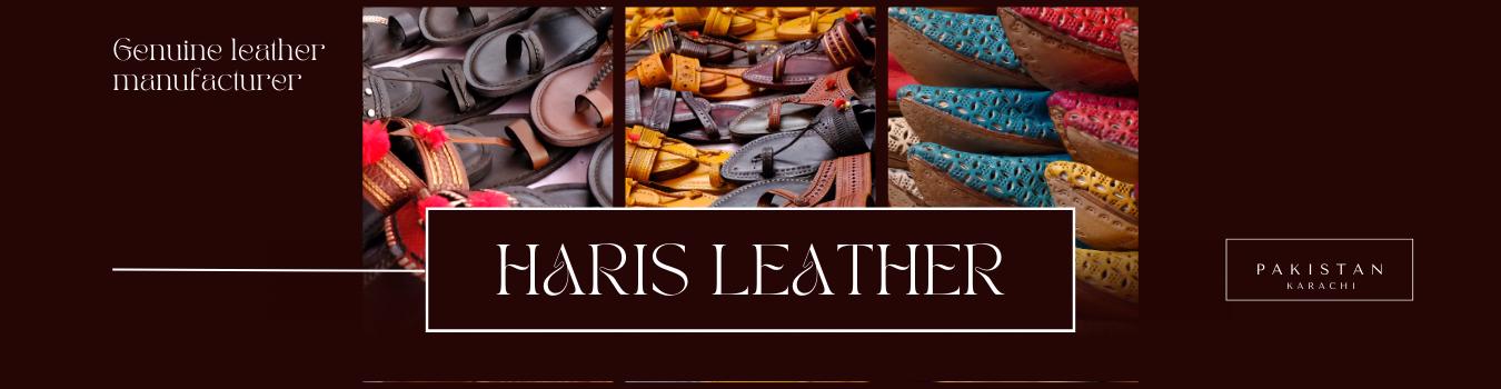 Haris leather  banner