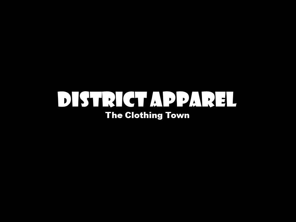 District Apparel banner