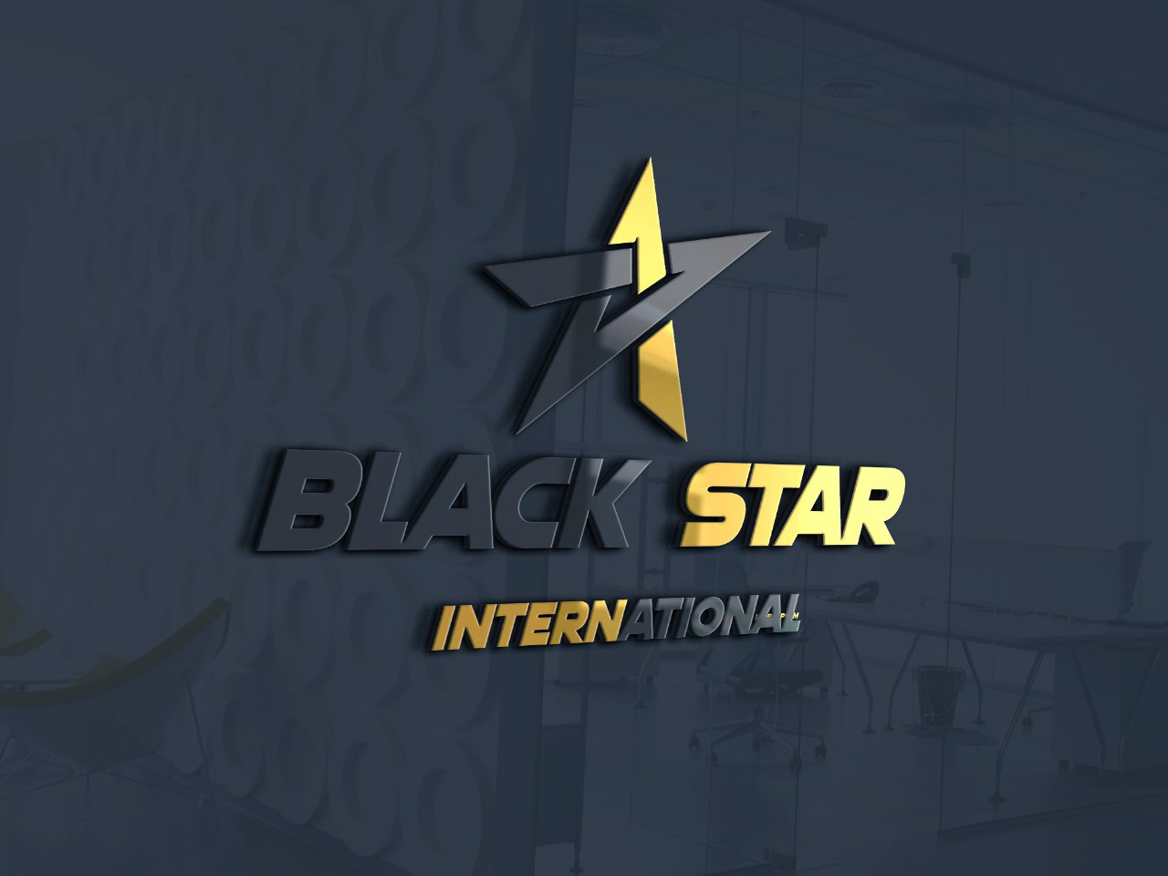 Black star international  banner