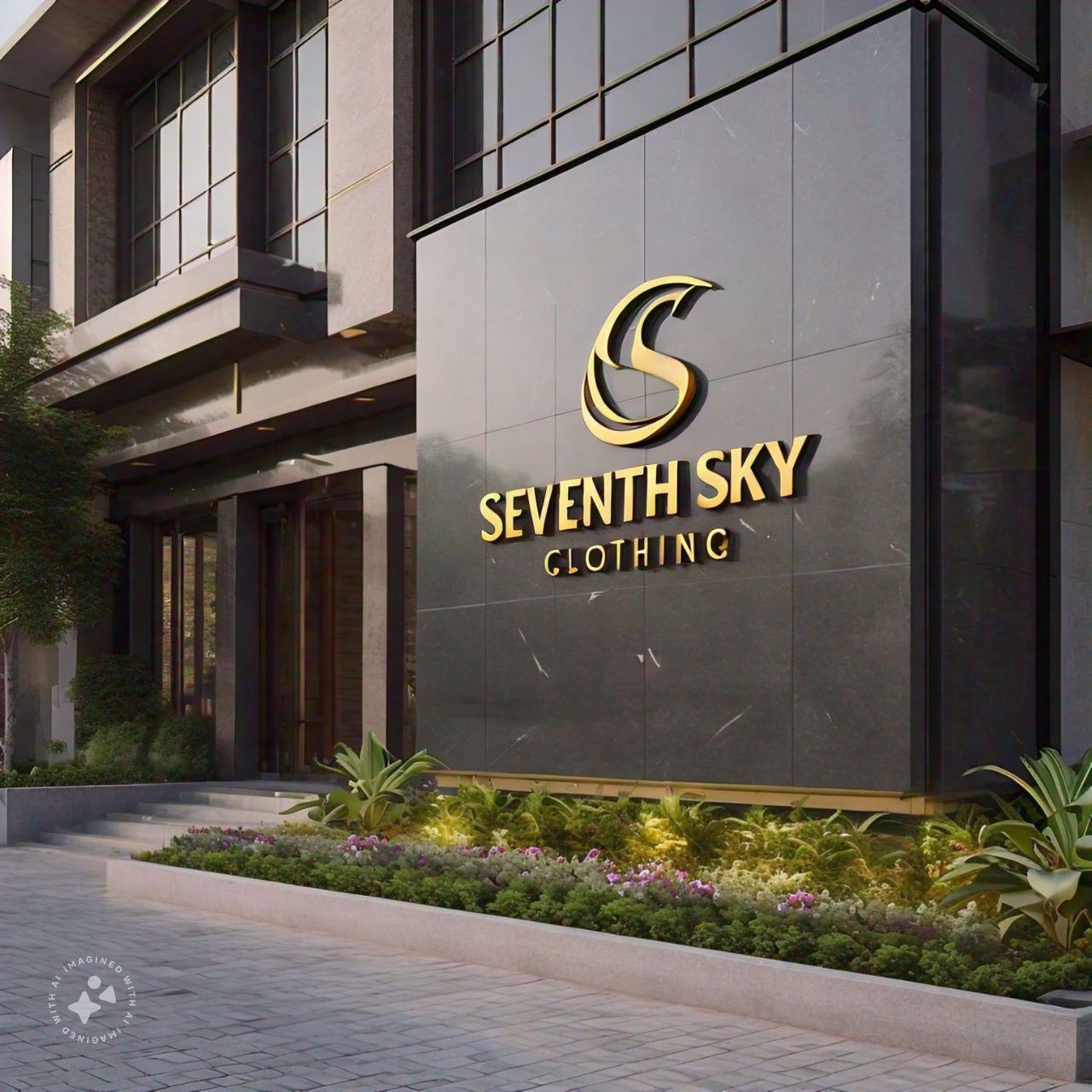 Seventh sky clothing banner
