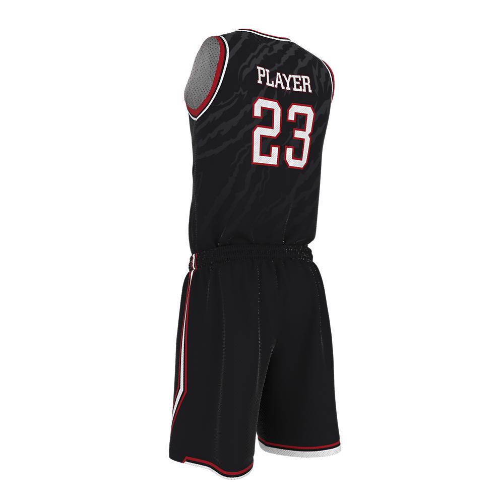 Basketball V Neck Uniforms Wolvers - view 8