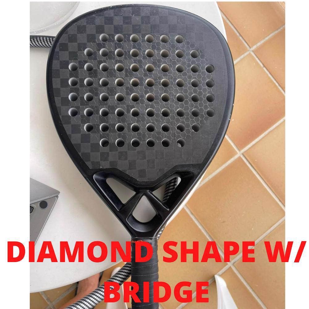 Diamond W Bridge Shape Paddel Rackets 