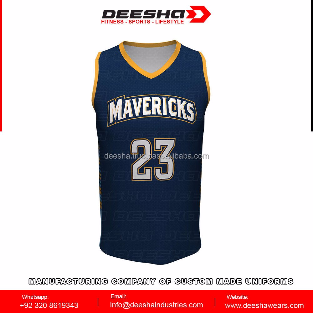 Sublimation Basketball V Neck Jerseys Rockets