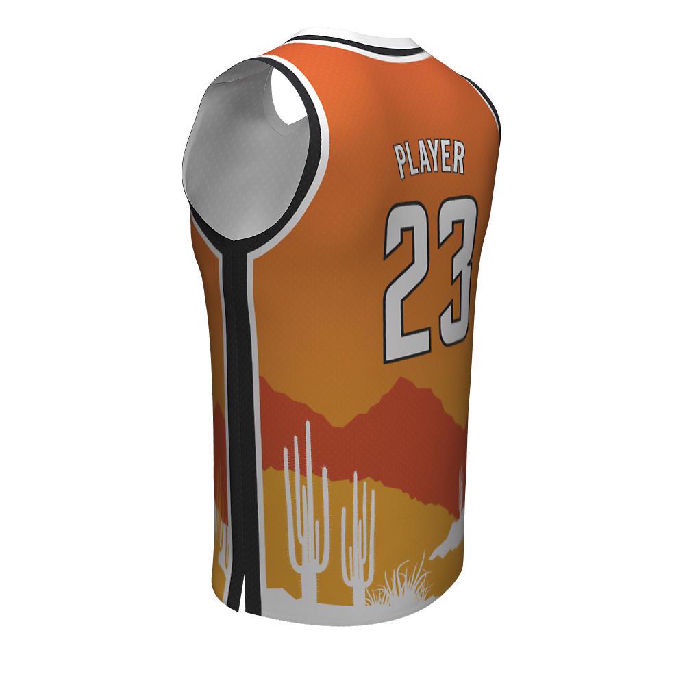 Sublimation Basketball V Neck Jerseys Comets  - view 6