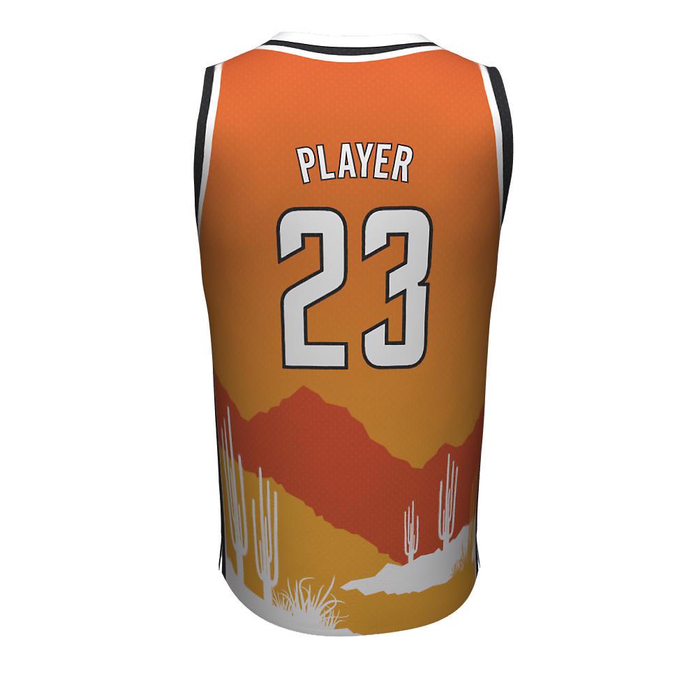 Sublimation Basketball V Neck Jerseys Comets  - view 8