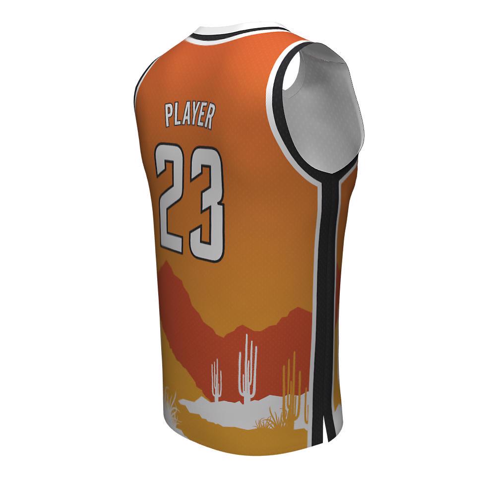 Sublimation Basketball V Neck Jerseys Comets  - view 9