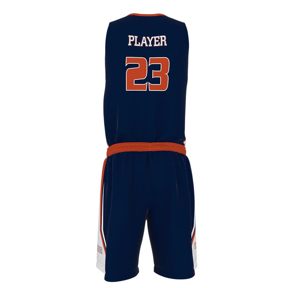 Basketball V Neck Uniforms Thunder  - view 7