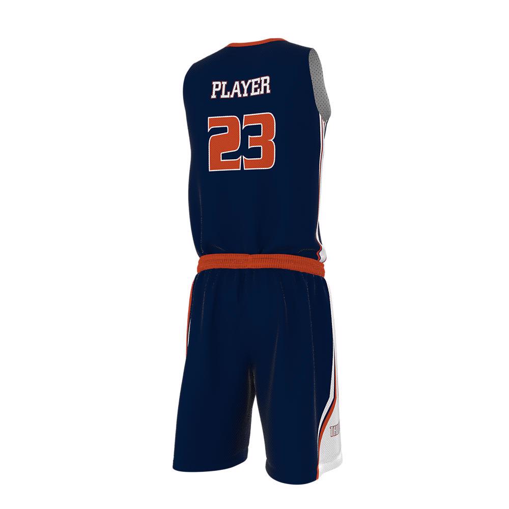 Basketball V Neck Uniforms Thunder  - view 8