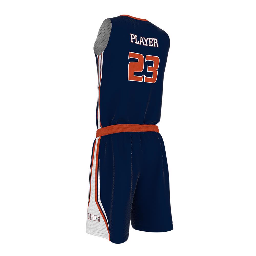 Basketball V Neck Uniforms Thunder  - view 9