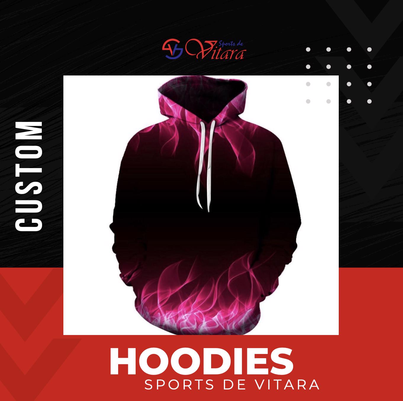 Fully sublimated & Customisable Hoodies for Men Any Design Possible Unique Cords Rings Tags Branding - view 2