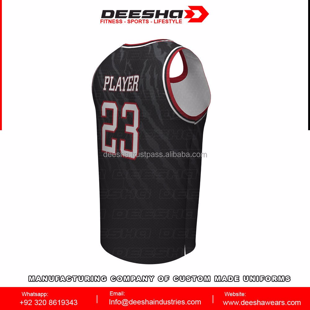 Basketball Crew Neck Jerseys Sublimation Wolves - view 3