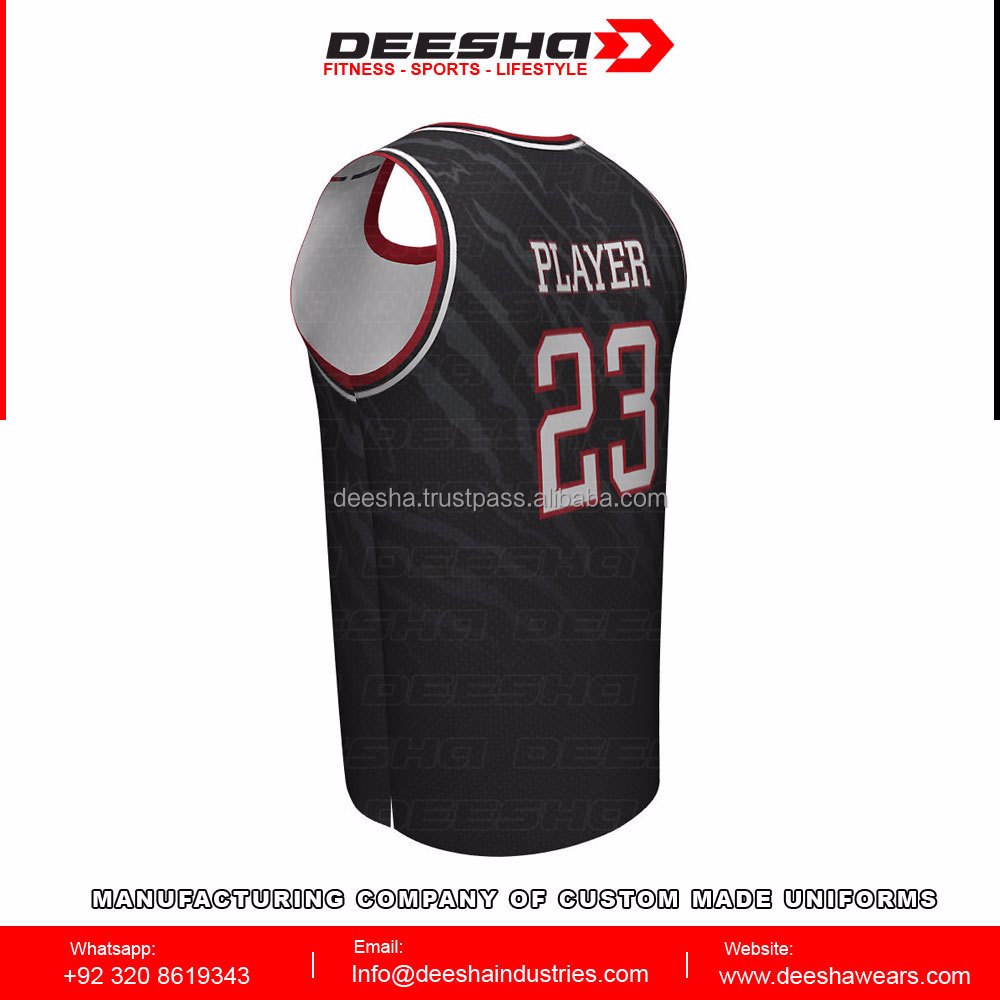 Basketball Crew Neck Jerseys Sublimation Wolves - view 4