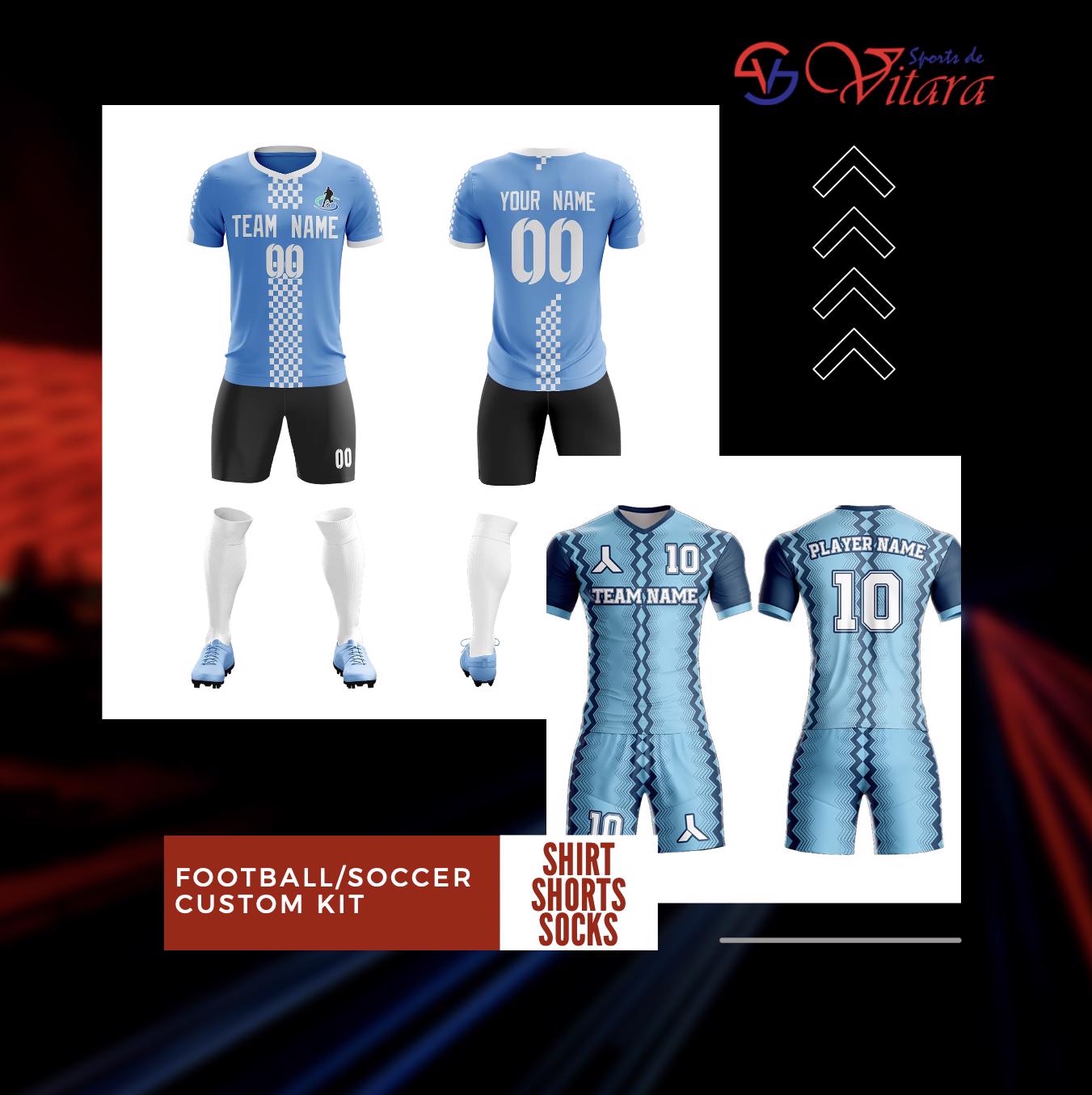 Football/Soccer full Outfit Custom made All designs Colors Sizes Logos pro/amateur clubs HOT NOW - view 2