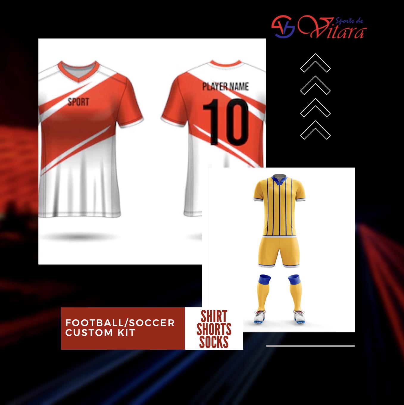 Football/Soccer full Outfit Custom made All designs Colors Sizes Logos pro/amateur clubs HOT NOW - view 3
