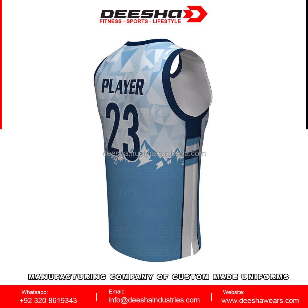 Sublimation Basketball V Neck Jerseys Wizards - view 3