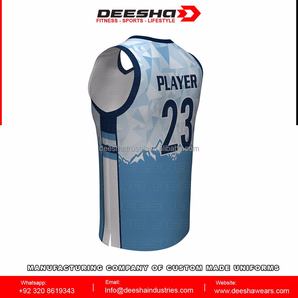 Sublimation Basketball V Neck Jerseys Wizards - view 4