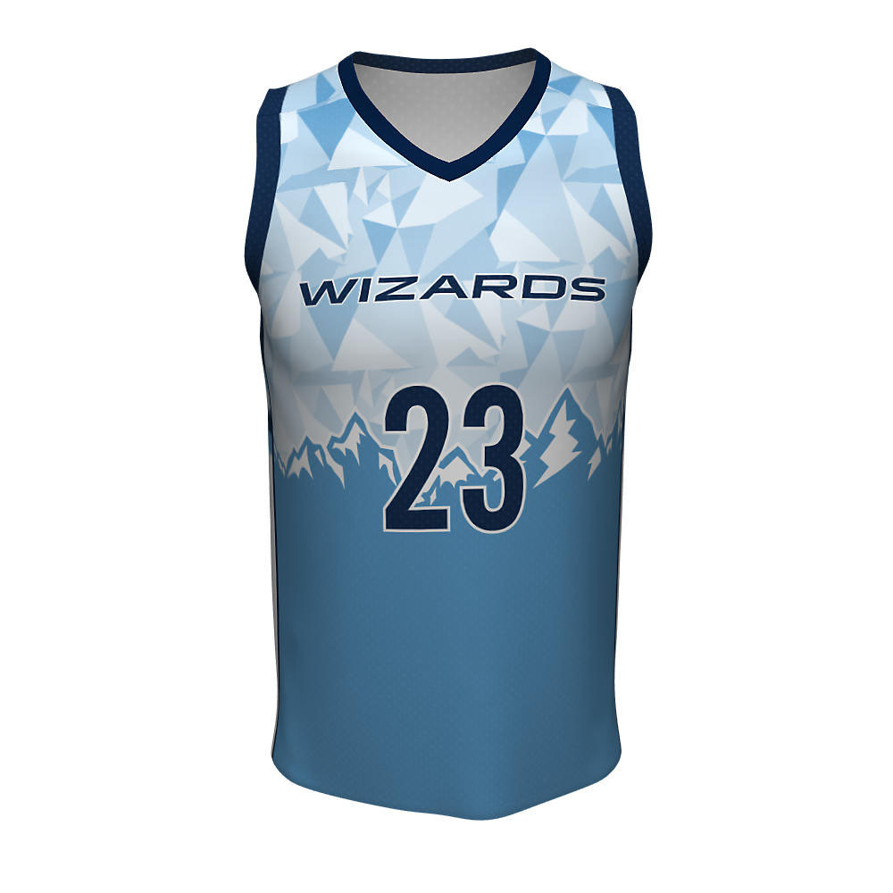 Sublimation Basketball V Neck Jerseys Wizards - view 5