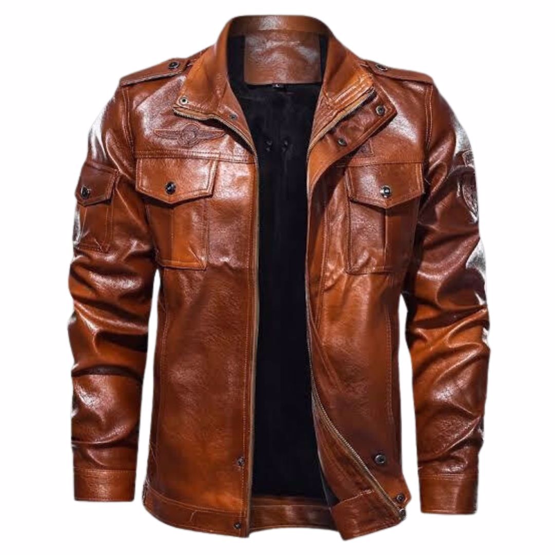 Leather Motorbike All Weather Jacket Coat Motorbike Clothing  - view 20