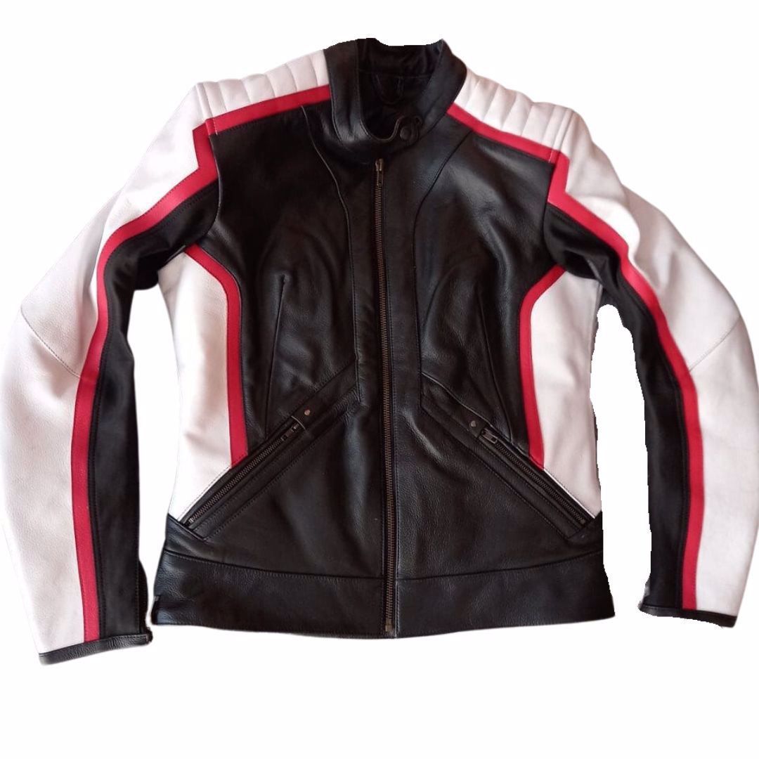 Leather Motorbike All Weather Jacket Coat Motorbike Clothing  - view 21