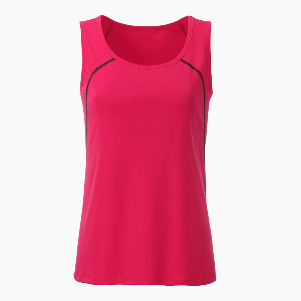 Lightweight Women's Tank Top Breathable colourful sports casual active wear polyester stretch wear