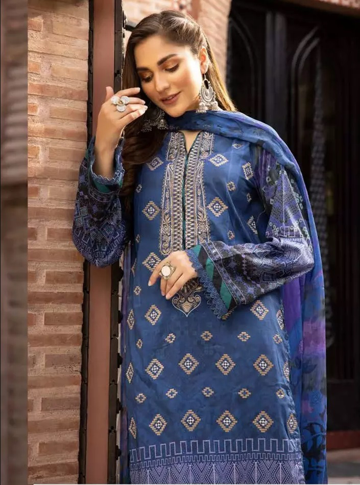 Hot Product Lawn design Pakistani Indian Salwar Kameez Suit Women Full Sleeves - view 2