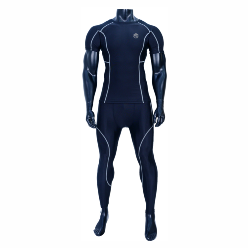 custom designed compression  sets running uniform gym workout suit  uniform  men fitness compression - view 6