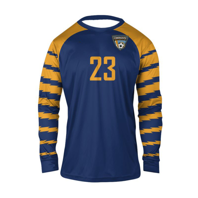Sublimation Men Goal Keeper's Jersey Chargers - view 8