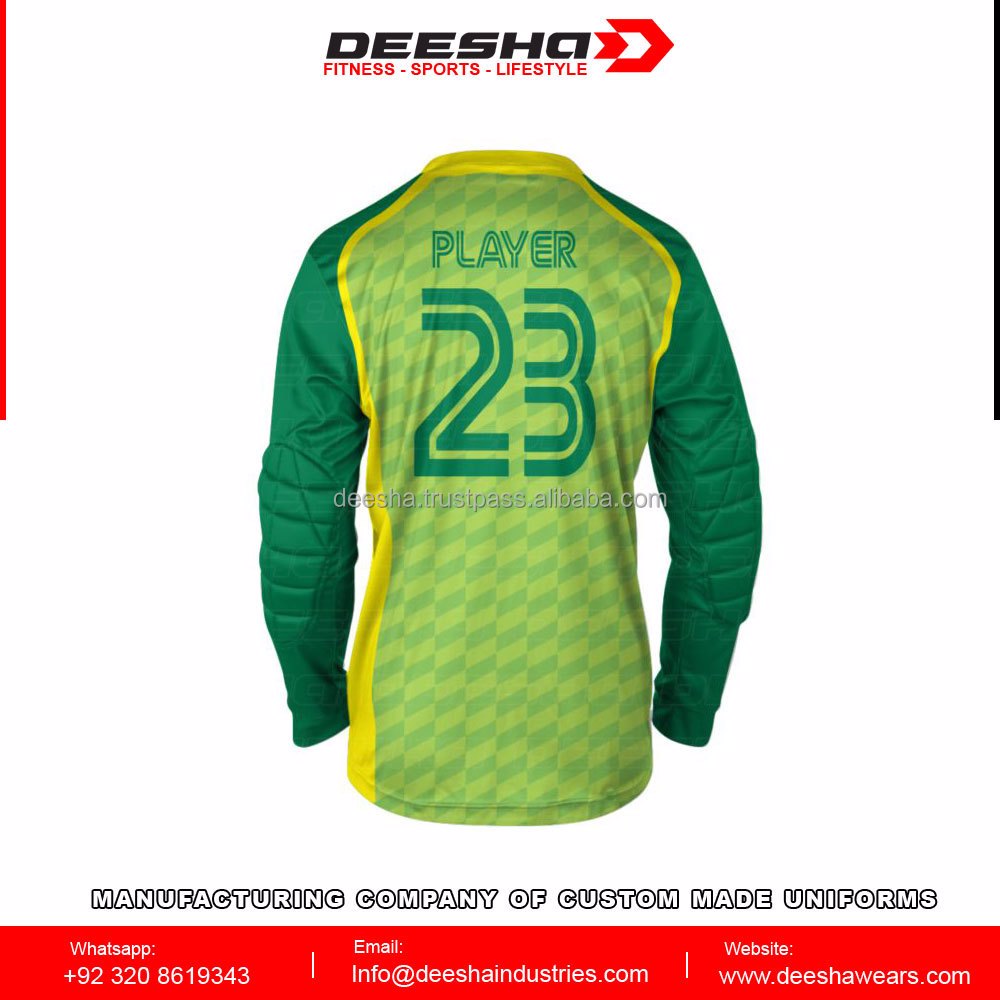 Sublimation Men Goal Keeper's Jersey Yellow - view 2
