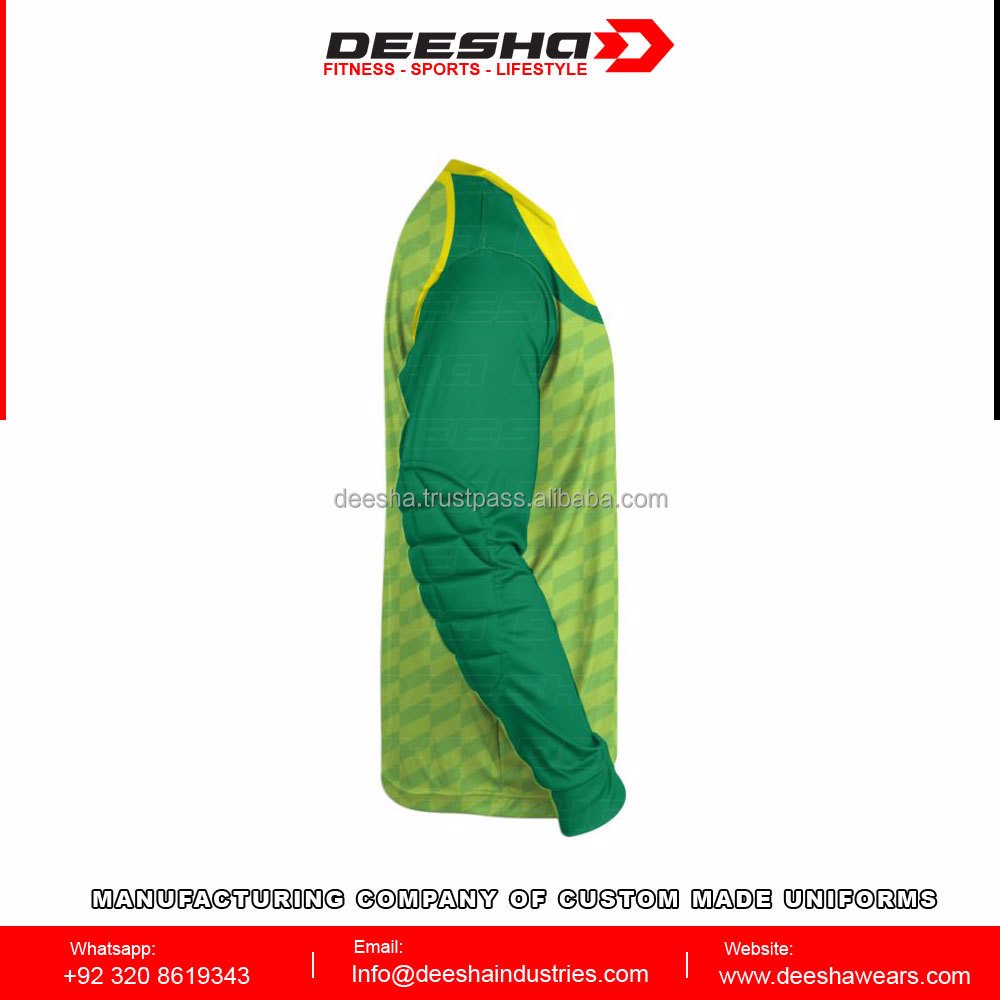Sublimation Men Goal Keeper's Jersey Yellow - view 3
