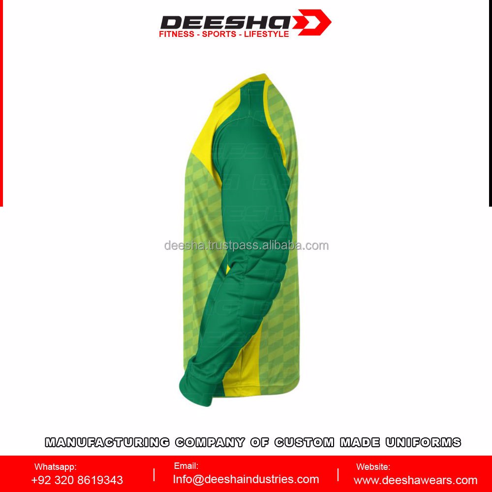 Sublimation Men Goal Keeper's Jersey Yellow - view 4