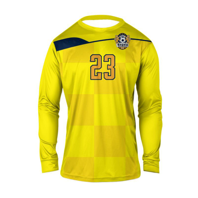 Sublimation Men Goal Keeper's Jersey Yellow - view 5