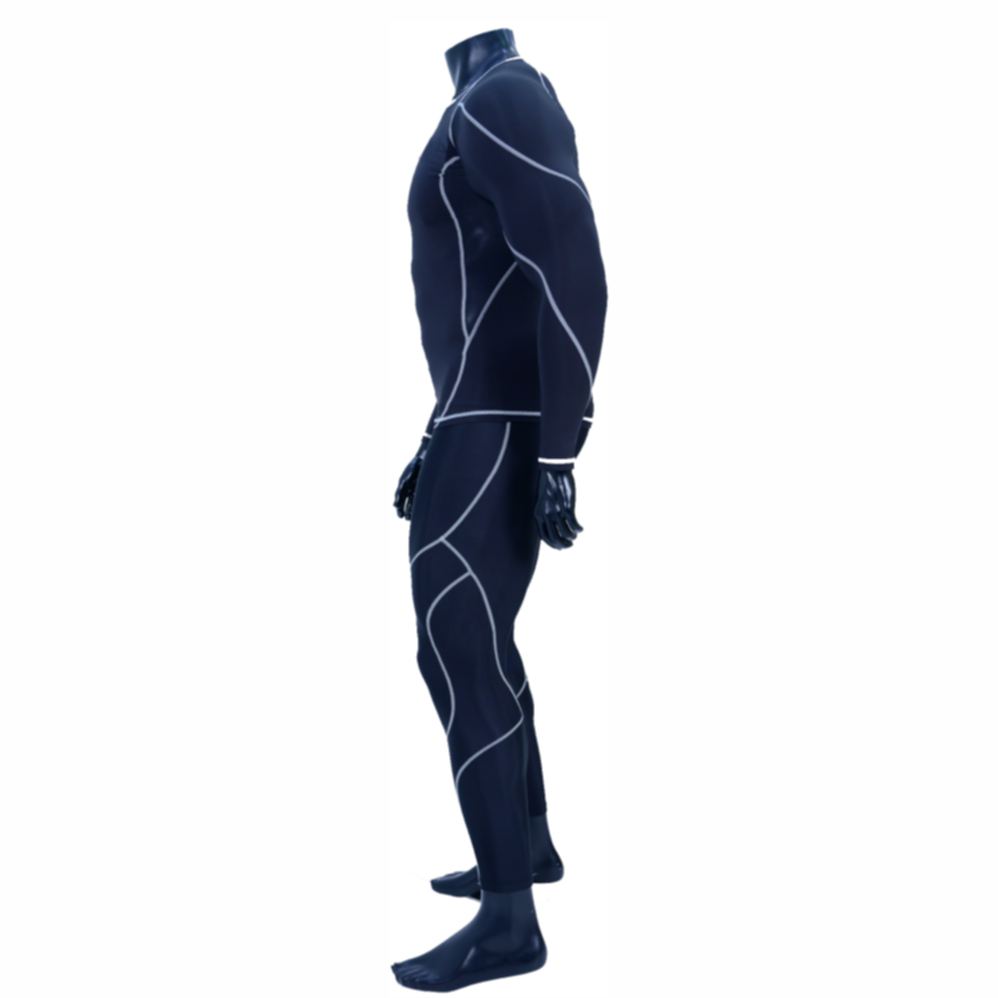  compression uniform  men fitness compression  sets running uniform gym workout suit  - view 2