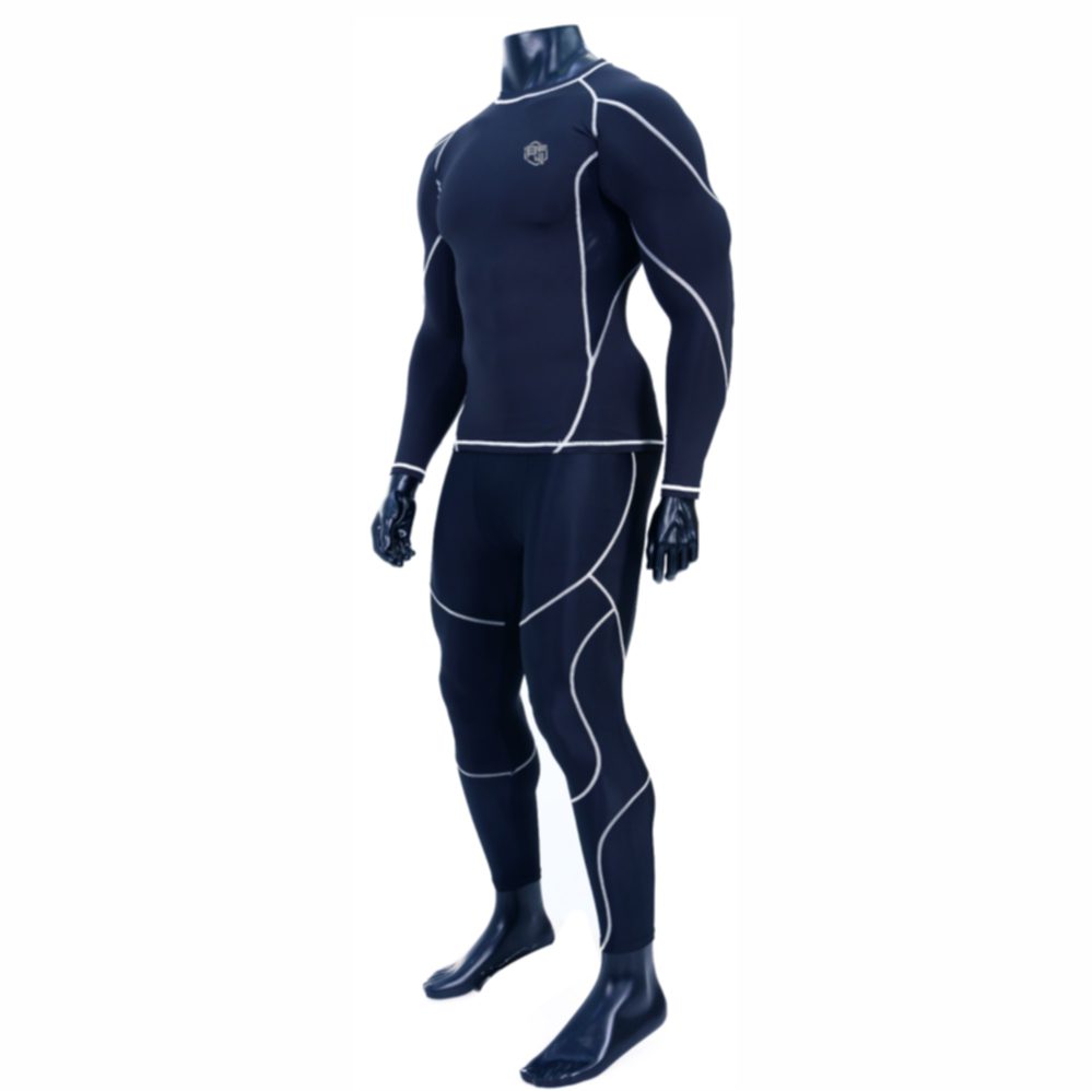  compression uniform  men fitness compression  sets running uniform gym workout suit  - view 3