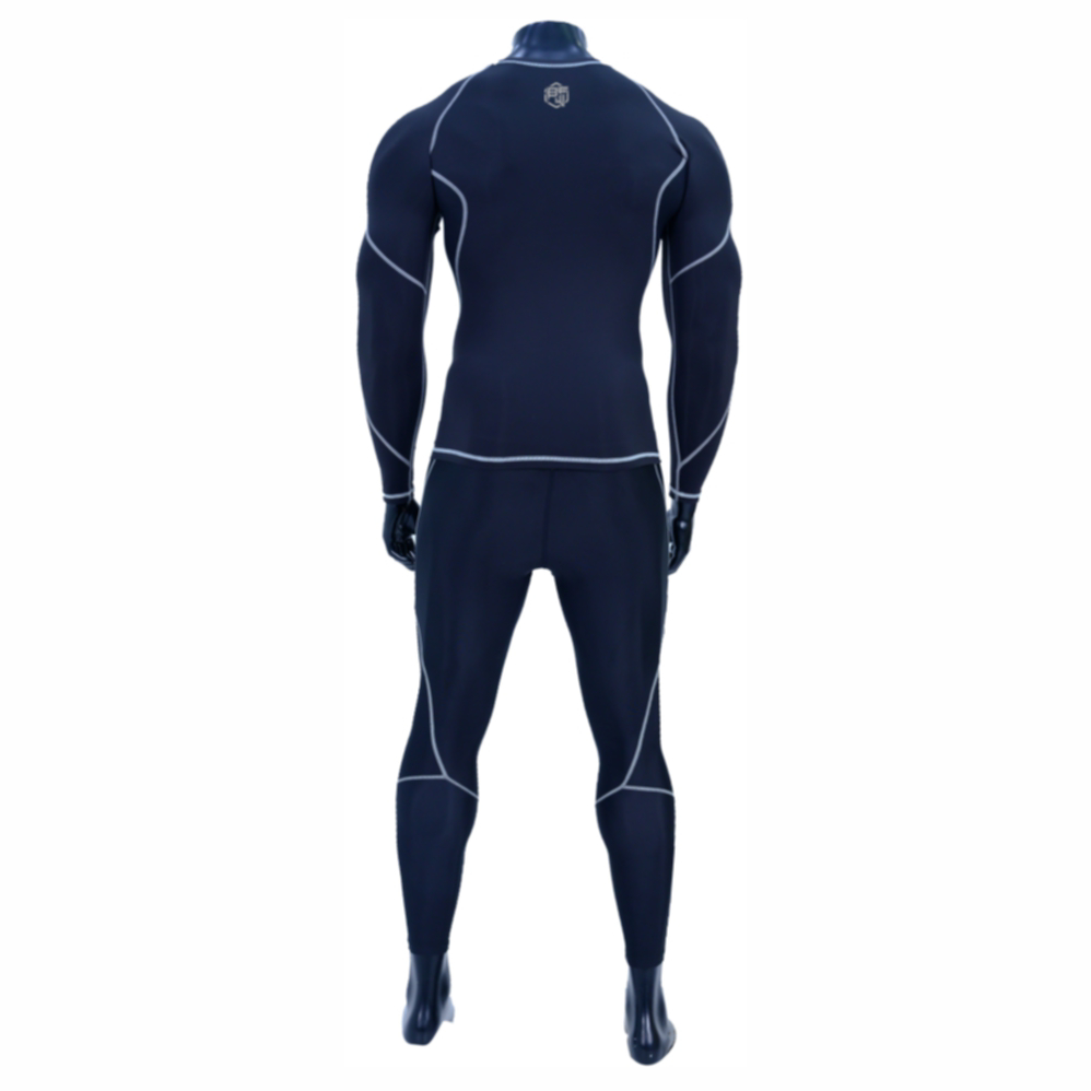  compression uniform  men fitness compression  sets running uniform gym workout suit  - view 4