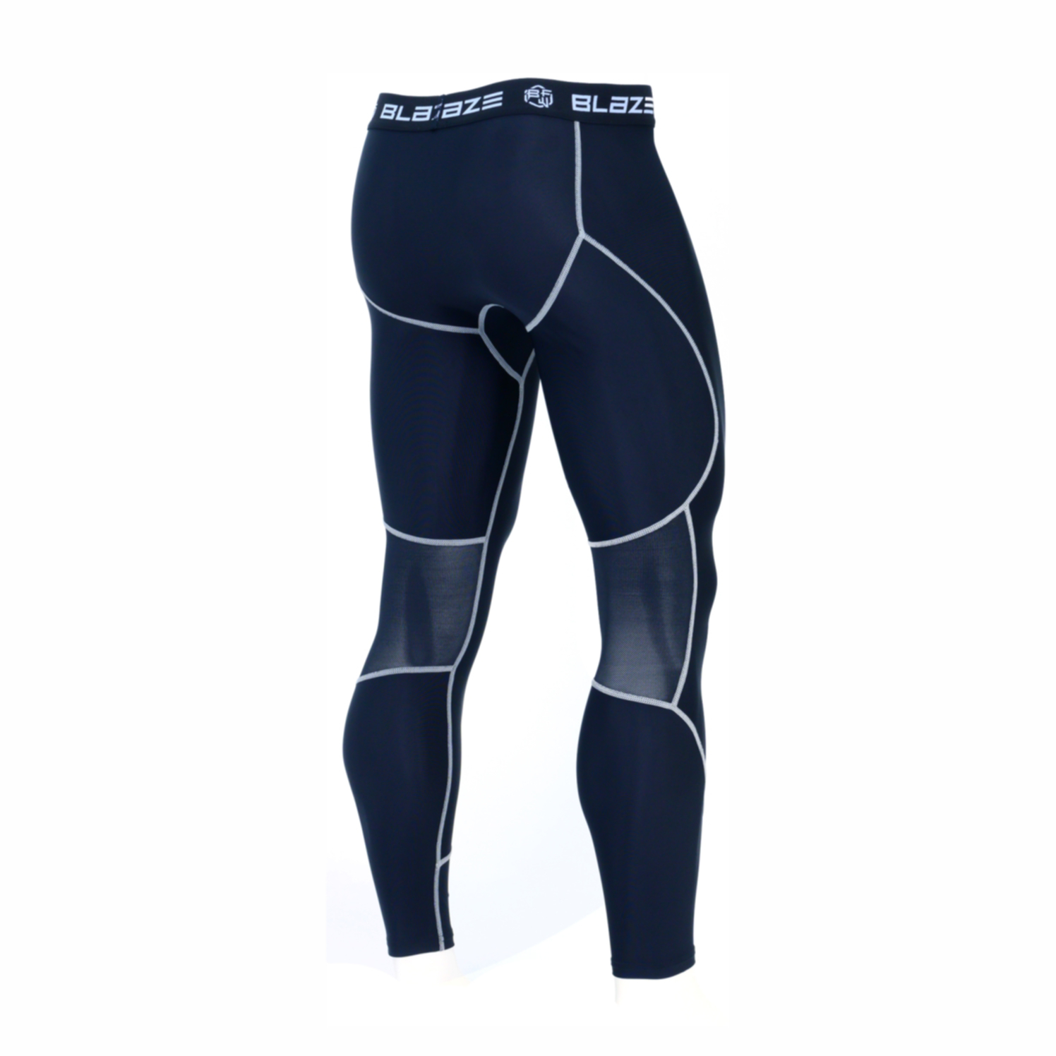  Anti-Odor breathable men tights Wholesale ventilation mesh panels athelete leggings light weight  - view 7