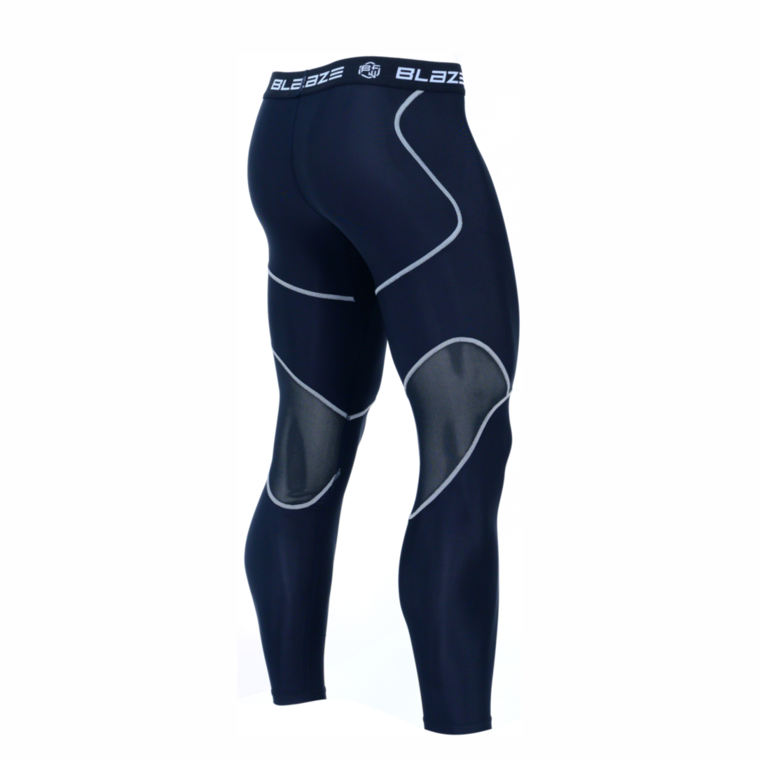  Wholesale men tights  Anti-Odor breathable ventilation mesh panels athelete leggings light weight  - view 8