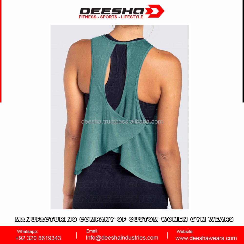 Women's Workout Sleeveless Shirt Green - view 7