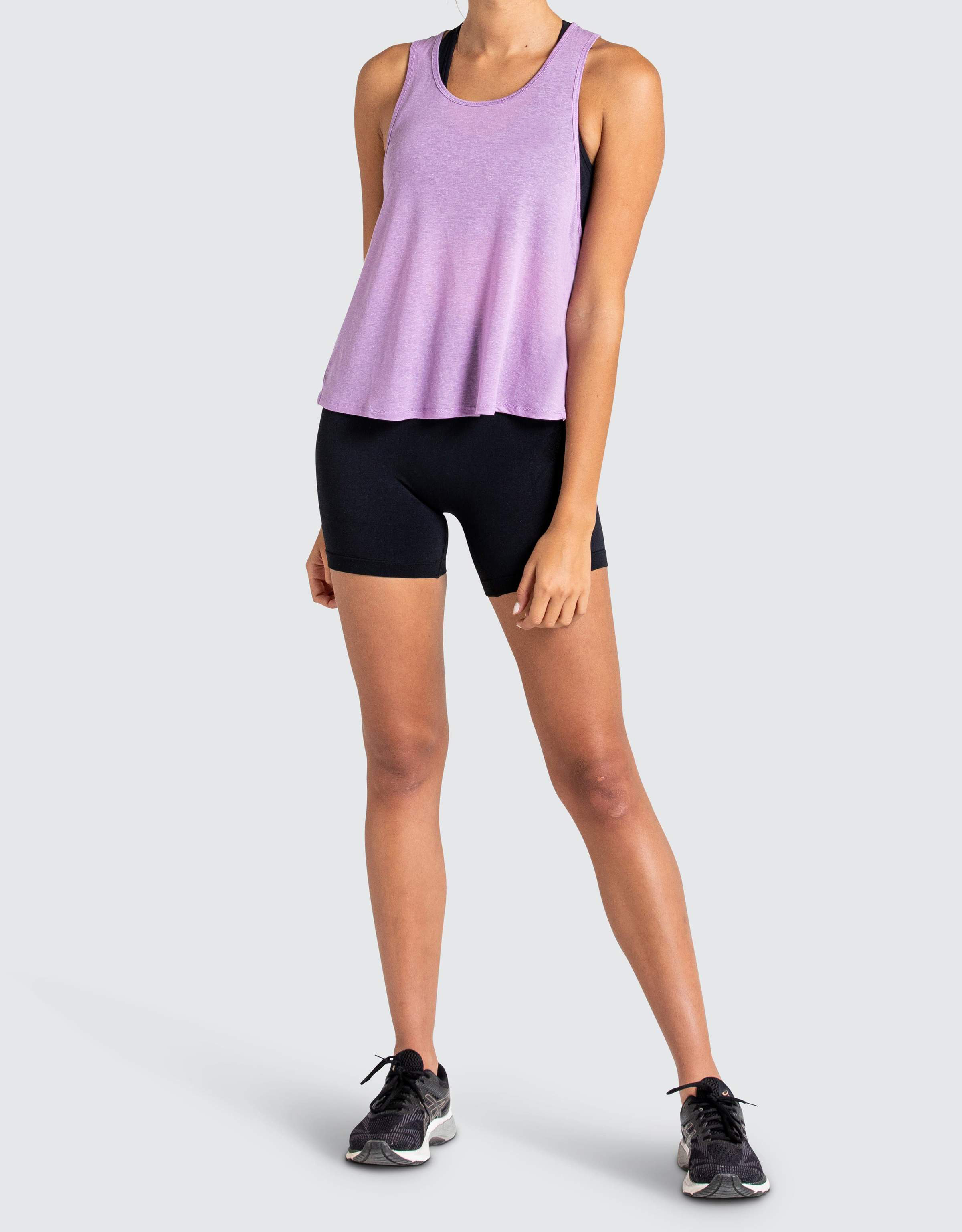 Women's Workout Sleeveless Shirts Light Purple - view 8