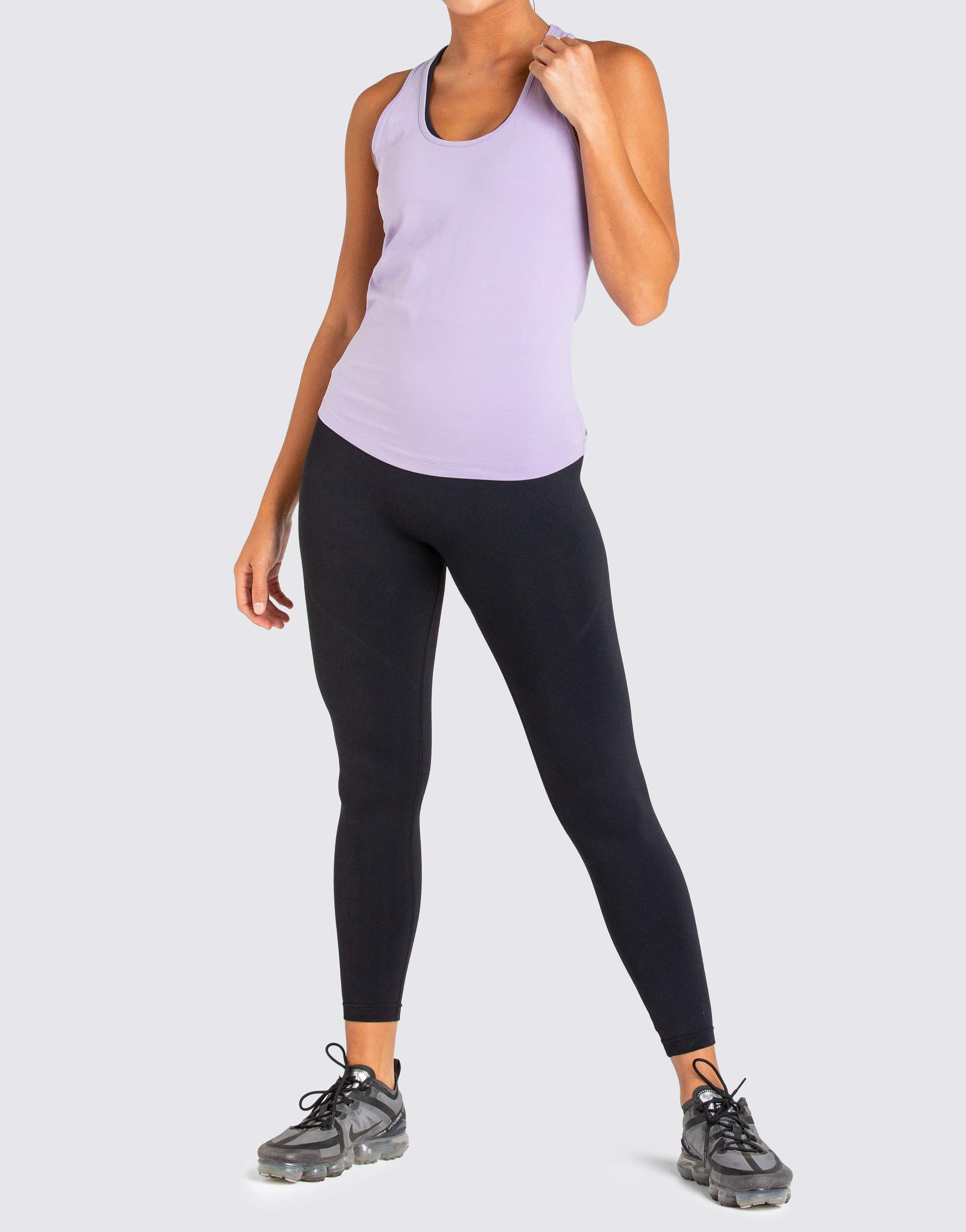 Women's Workout Sleeveless Shirts Light Purple - view 11